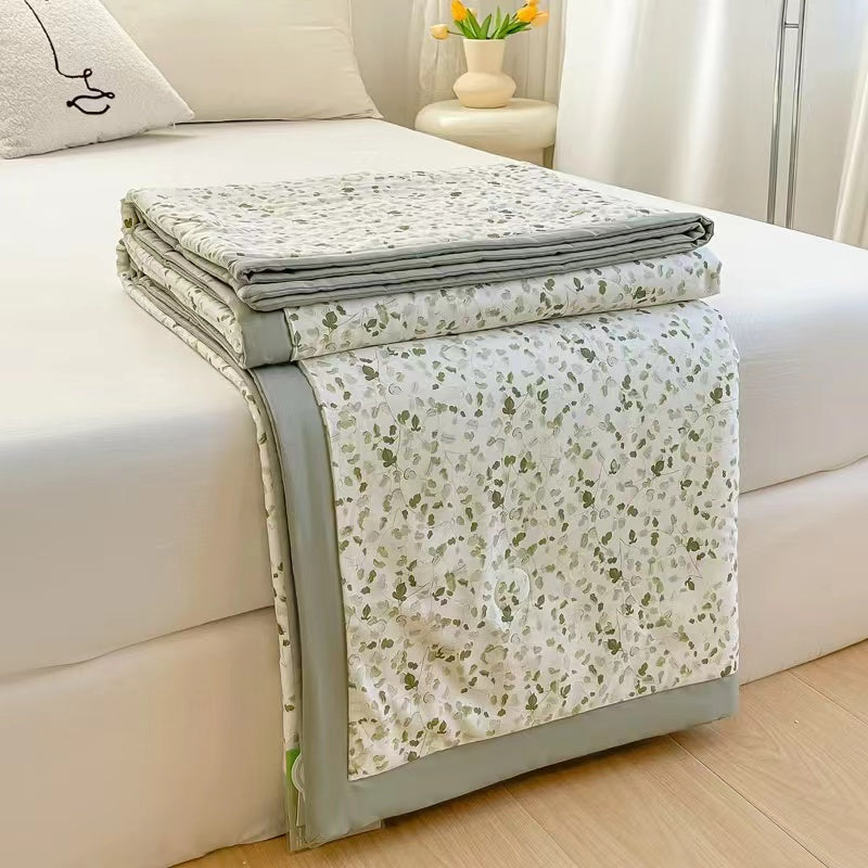 奶香印花纯棉夏凉被 Summer 100%Cotton blankets