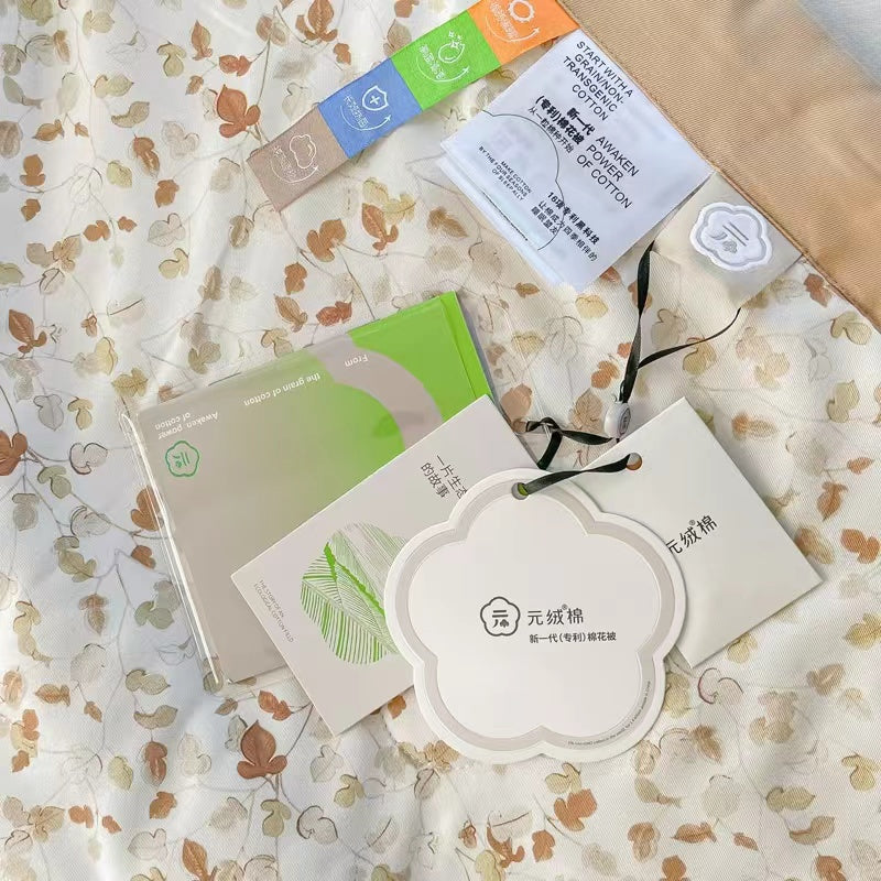 奶香印花纯棉夏凉被 Summer 100%Cotton blankets