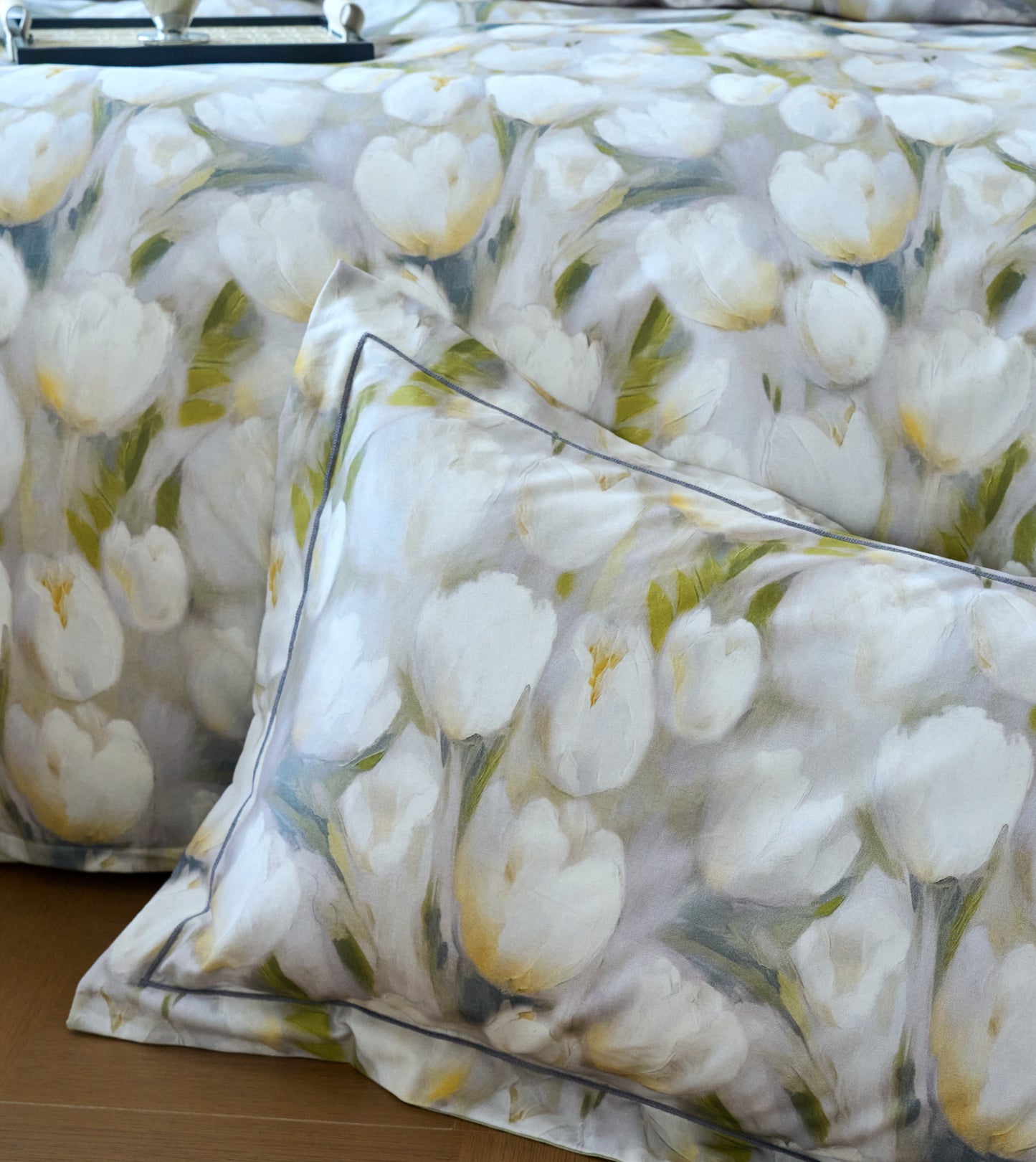 全棉磨毛四件套-馥雅 4 in 1 Cotton Bedding Set (w/fitted sheet)