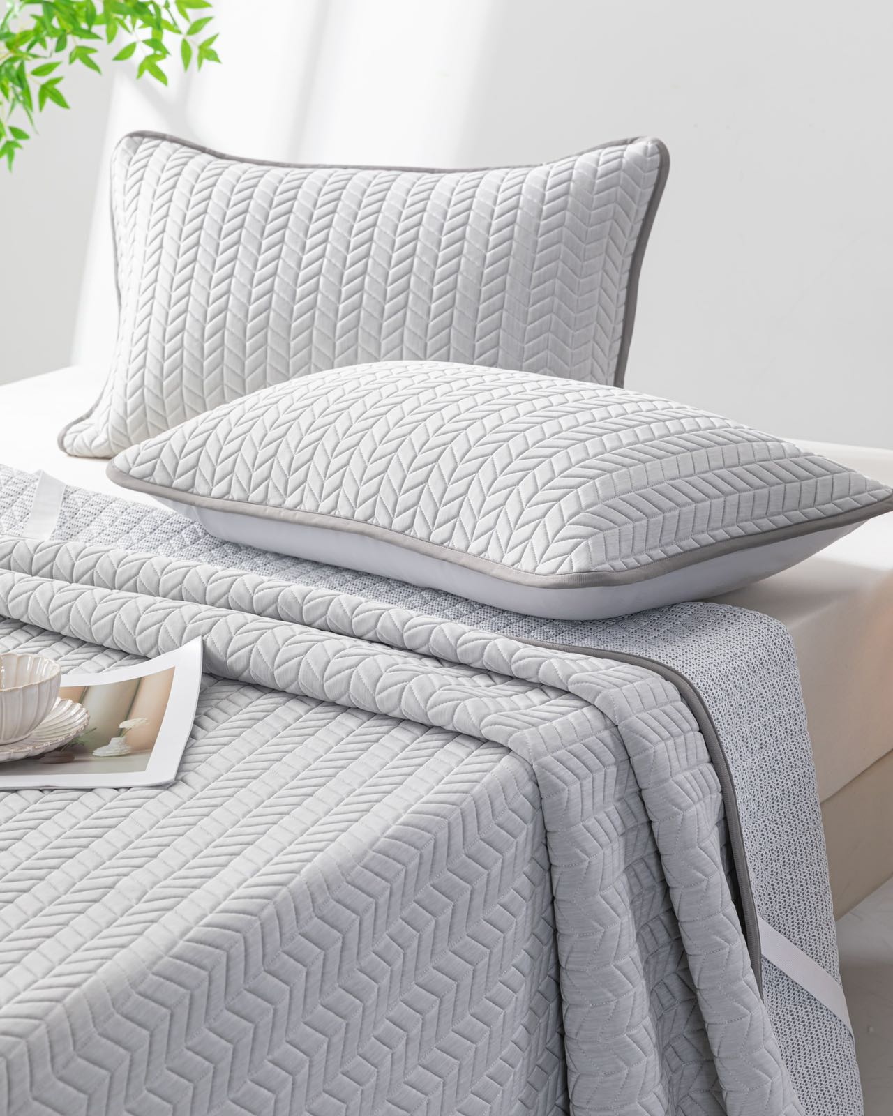 水洗硅橡胶凉席三件套 Silicone Gel bedding mat sets