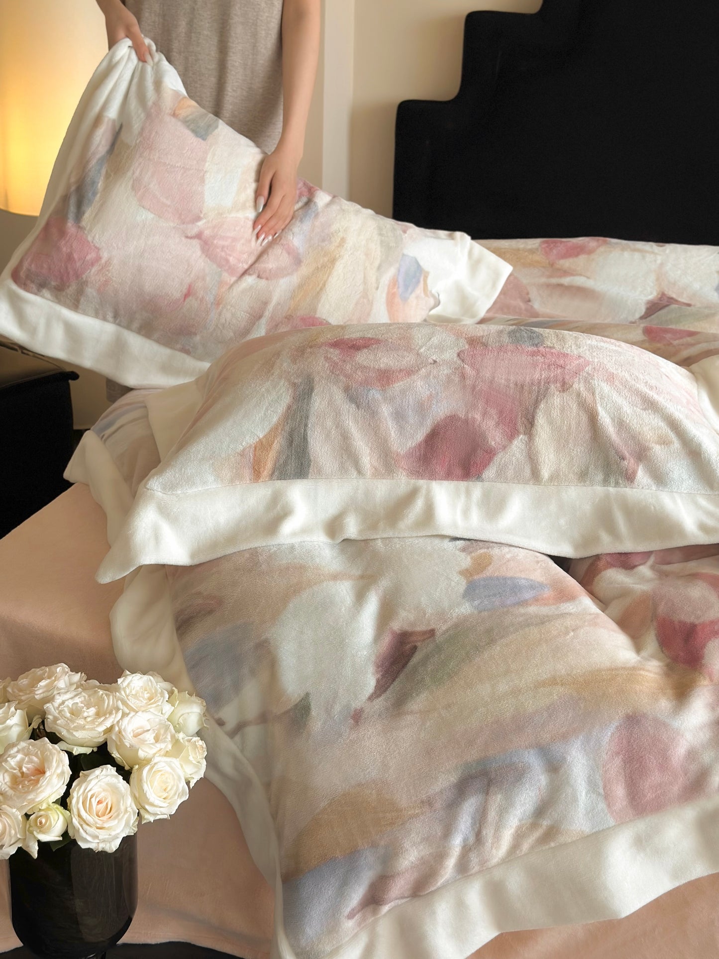 绒毛四件套-秘密花园 Plush 4-piece bedding set