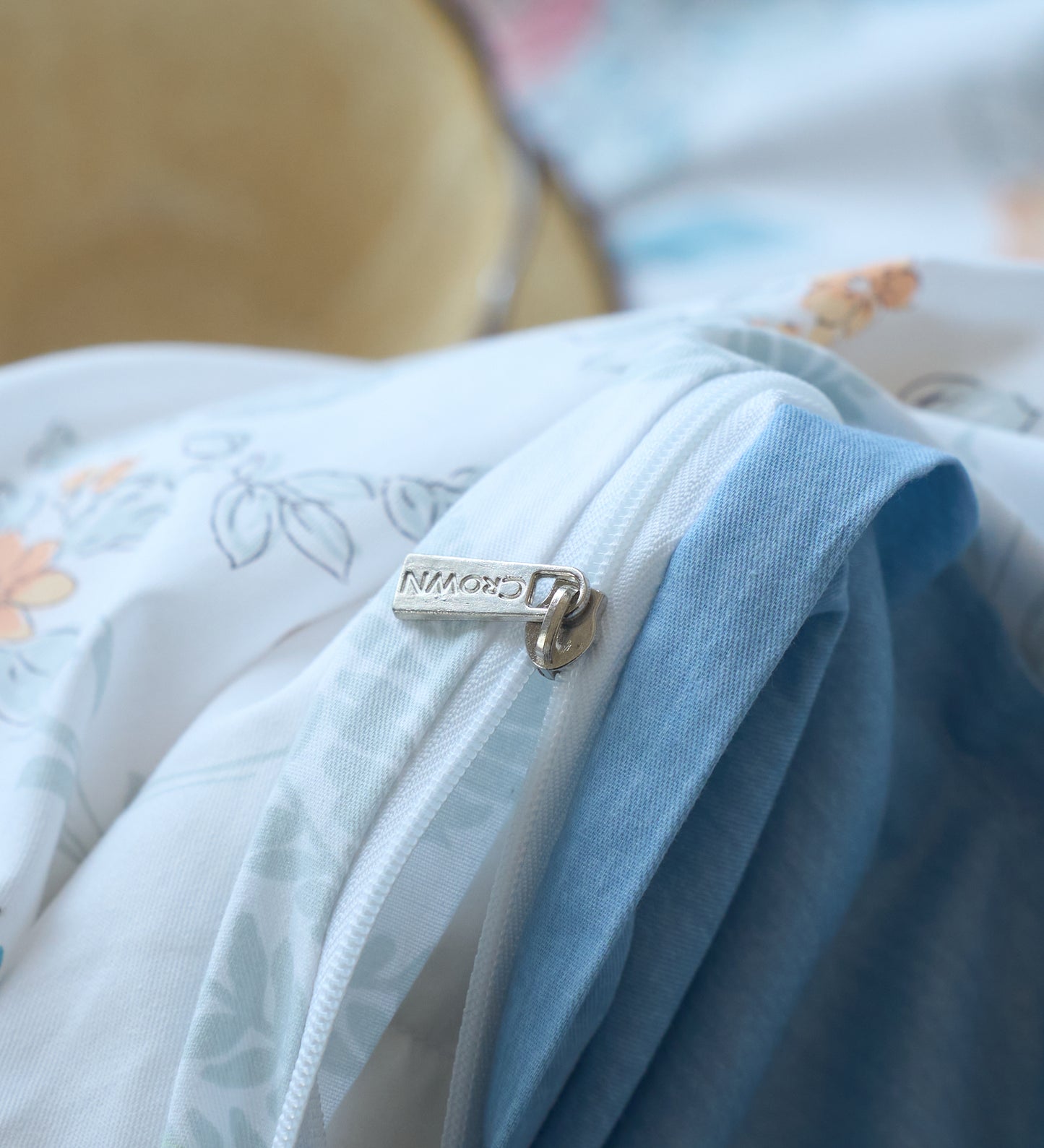 60s纯棉四件套-塞纳花园 4 in 1 Cotton Bedding Set (w/fitted sheet)