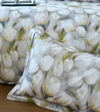 全棉磨毛四件套-馥雅 4 in 1 Cotton Bedding Set (w/fitted sheet)
