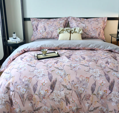 全棉磨毛四件套-婉柔 4 in 1 Cotton Bedding Set (w/fitted sheet)