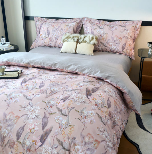 全棉磨毛四件套-婉柔 4 in 1 Cotton Bedding Set (w/fitted sheet)