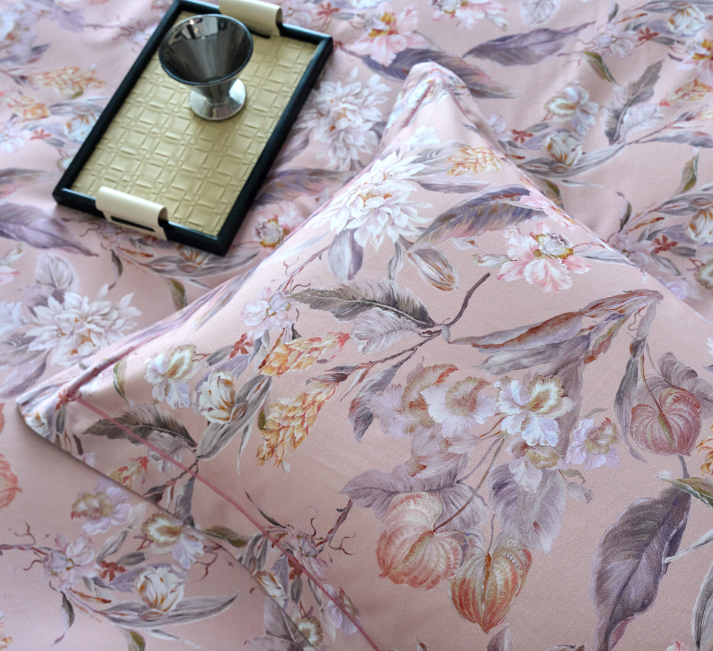 全棉磨毛四件套-婉柔 4 in 1 Cotton Bedding Set (w/fitted sheet)