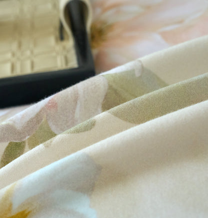 全棉磨毛四件套-凤穿牡丹 4 in 1 Cotton Bedding Set (w/fitted sheet)