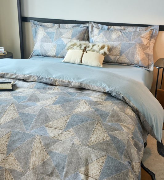 全棉磨毛四件套-黎贝卡 4 in 1 Cotton Bedding Set (w/fitted sheet)