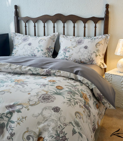 100s纯棉四件套-安雅 4 in 1 Cotton Bedding Set (w/fitted sheet)