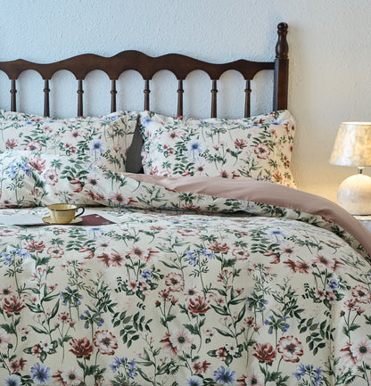 100s纯棉四件套-梦境 4 in 1 Cotton Bedding Set (w/fitted sheet)