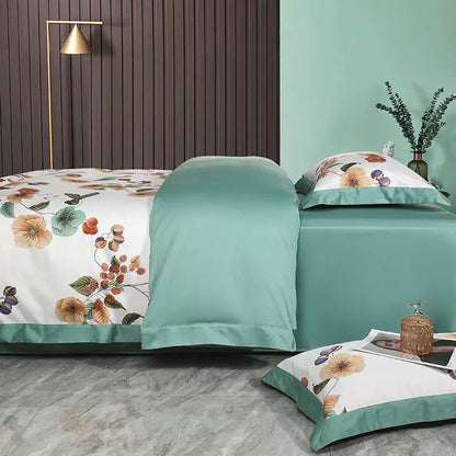 100s纯棉三/四件套-唯美 Cotton Duvet Cover Set-Unique Beauty