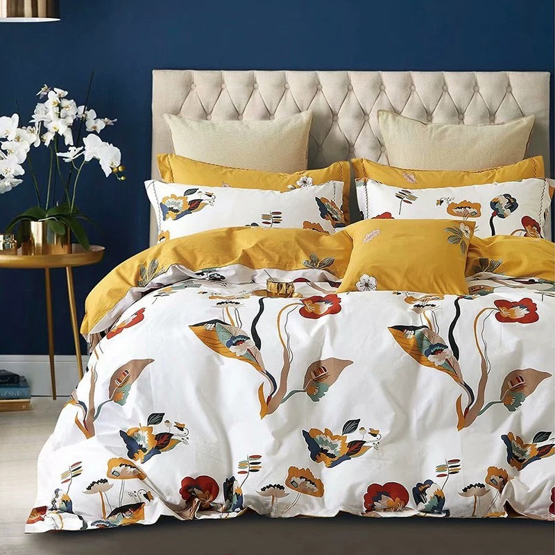 纯棉三/四件套-洛芙 Cotton Duvet Cover Set-Love