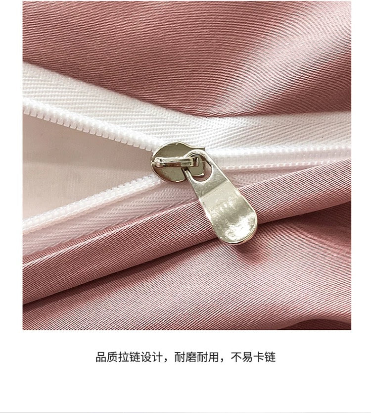 纯棉三/四件套-洛芙 Cotton Duvet Cover Set-Love