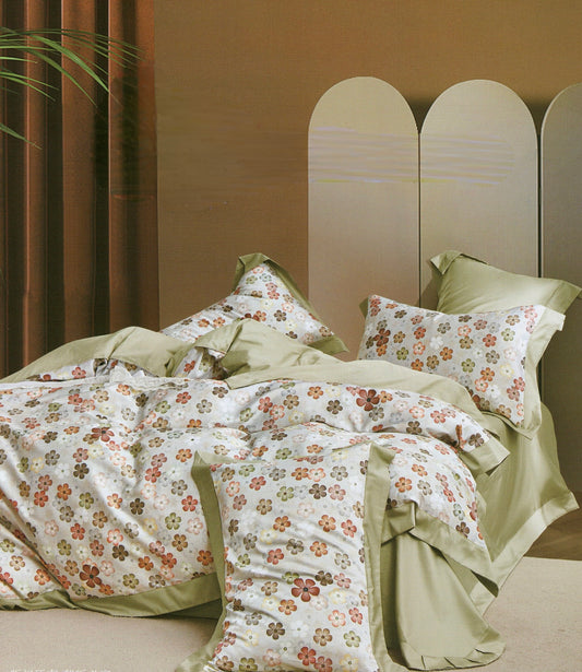 100s纯棉四件套-彩棠 4 in 1 Cotton Bedding Set