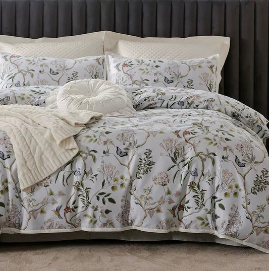 140s埃及棉四件套 - 墨笙 4 in 1 cotton bedding set （无白边）