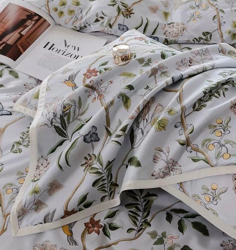 140s埃及棉四件套 - 墨笙 4 in 1 cotton bedding set （无白边）