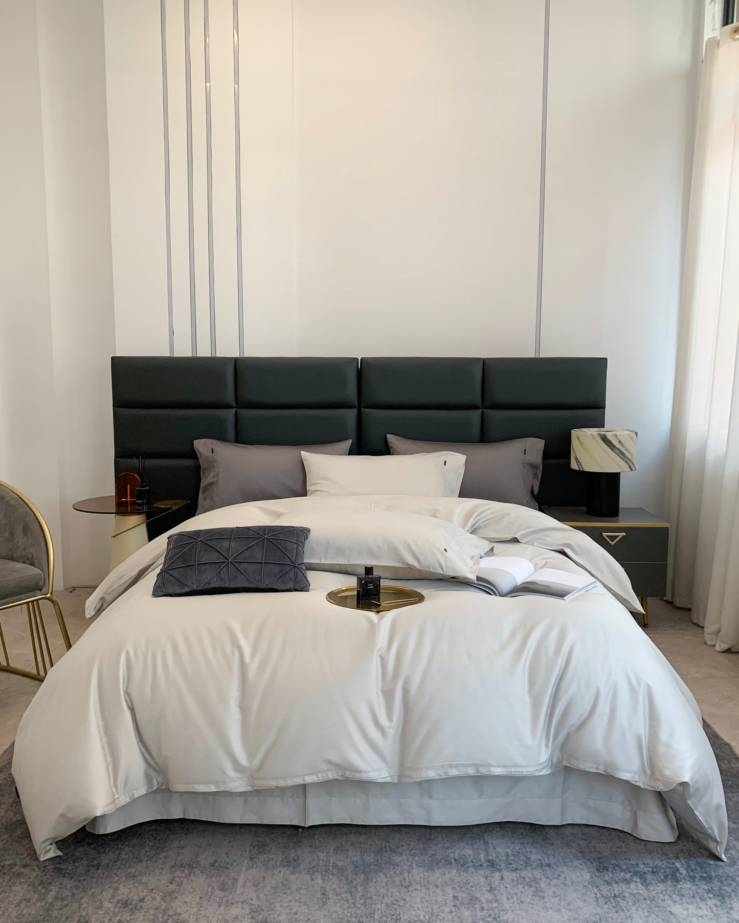 纯色纯棉四件套 4 in 1 Cotton bedding set (Plain color)